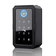 Smartkey Wireless Key Lock Box with Bluetooth, App, PIN & Fingerprint – Durable Zinc Alloy Safe for Home & Real Estate (2.56x4.33x1.57 in)