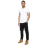 Ze Enzo (38 Regular, Black) Enzo Mens Elasticated Waist Stretch Cuffed Jeans 6