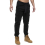Ze Enzo (38 Regular, Black) Enzo Mens Elasticated Waist Stretch Cuffed Jeans 2