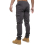 Ze Enzo (40 Regular, Black) Enzo Mens Elasticated Waist Stretch Cuffed Jeans 5