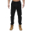 Ze Enzo (38 Regular, Black) Enzo Mens Elasticated Waist Stretch Cuffed Jeans 3