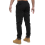 Ze Enzo (38 Regular, Black) Enzo Mens Elasticated Waist Stretch Cuffed Jeans 4