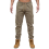 Ze Enzo (38 Regular, Beige) Enzo Mens Elasticated Waist Stretch Cuffed Jeans 2