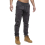 Ze Enzo (40 Regular, Black) Enzo Mens Elasticated Waist Stretch Cuffed Jeans 2