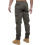 Ze Enzo (30 Regular, Khaki) Enzo Mens Elasticated Waist Stretch Cuffed Jeans 4