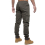 Ze Enzo (40 Regular, Khaki) Enzo Mens Elasticated Waist Stretch Cuffed Jeans 5