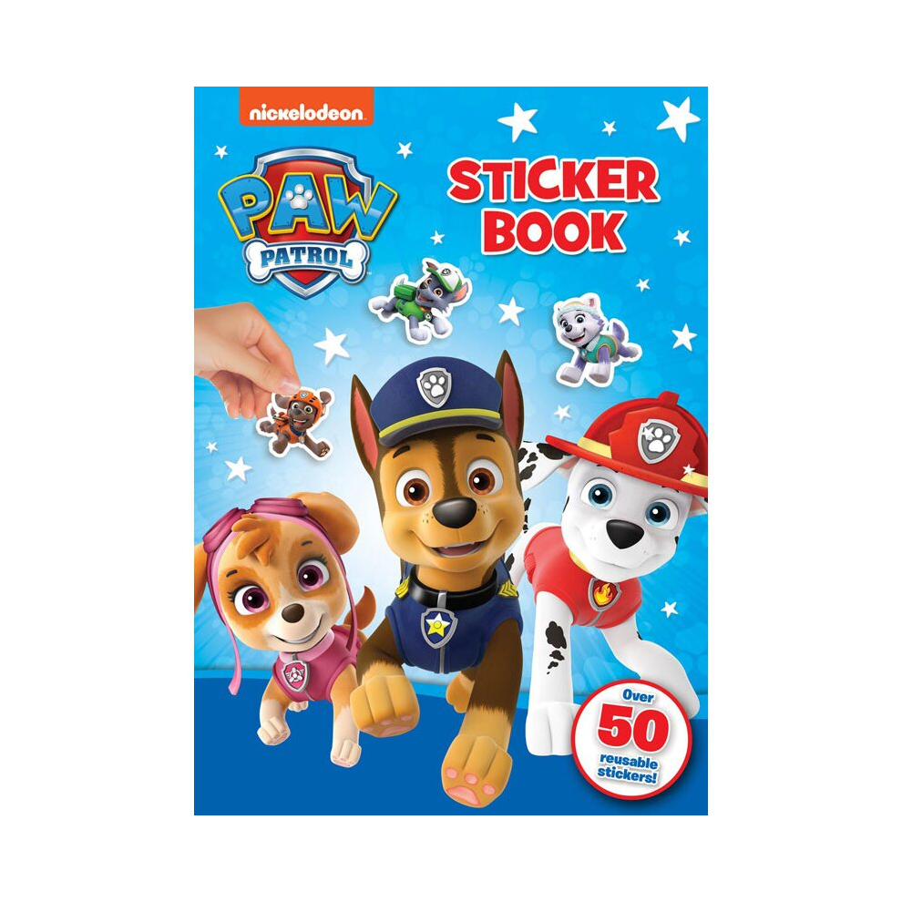 Paw Patrol Sticker Book | Colouring pages & re-usable stickers