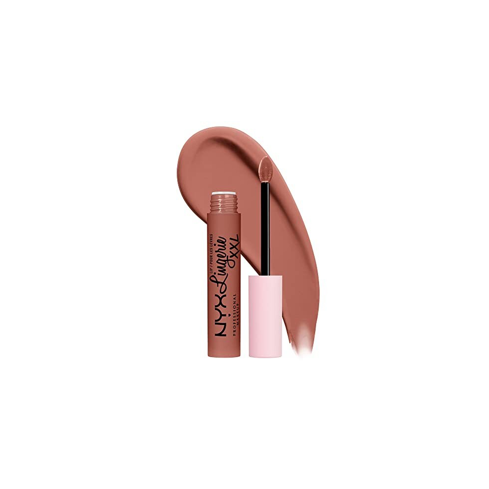 Nyx Professional Makeup Lip Lingerie Xxl, Long Lasting Matte Liquid Lipstick, Vegan Formula, Candela Babe