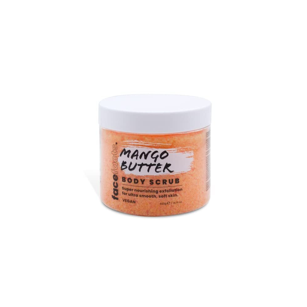Face Facts Body Scrub Mango Butter Exfoliates Smooths 400G