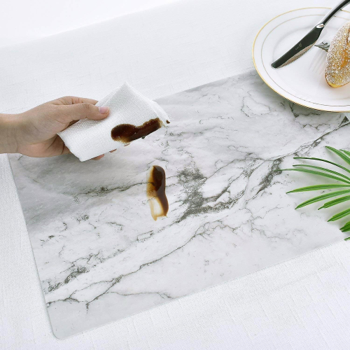 6pcs Marble Pattern Placemats Kitchen Dining Table Mats For Party Dining Table 2