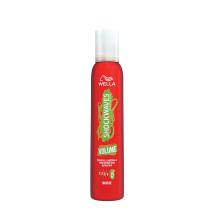 Wella Shockwaves Volume Mousse 200ml – Humidity-Resistant, Long-Lasting Hold (81064923)