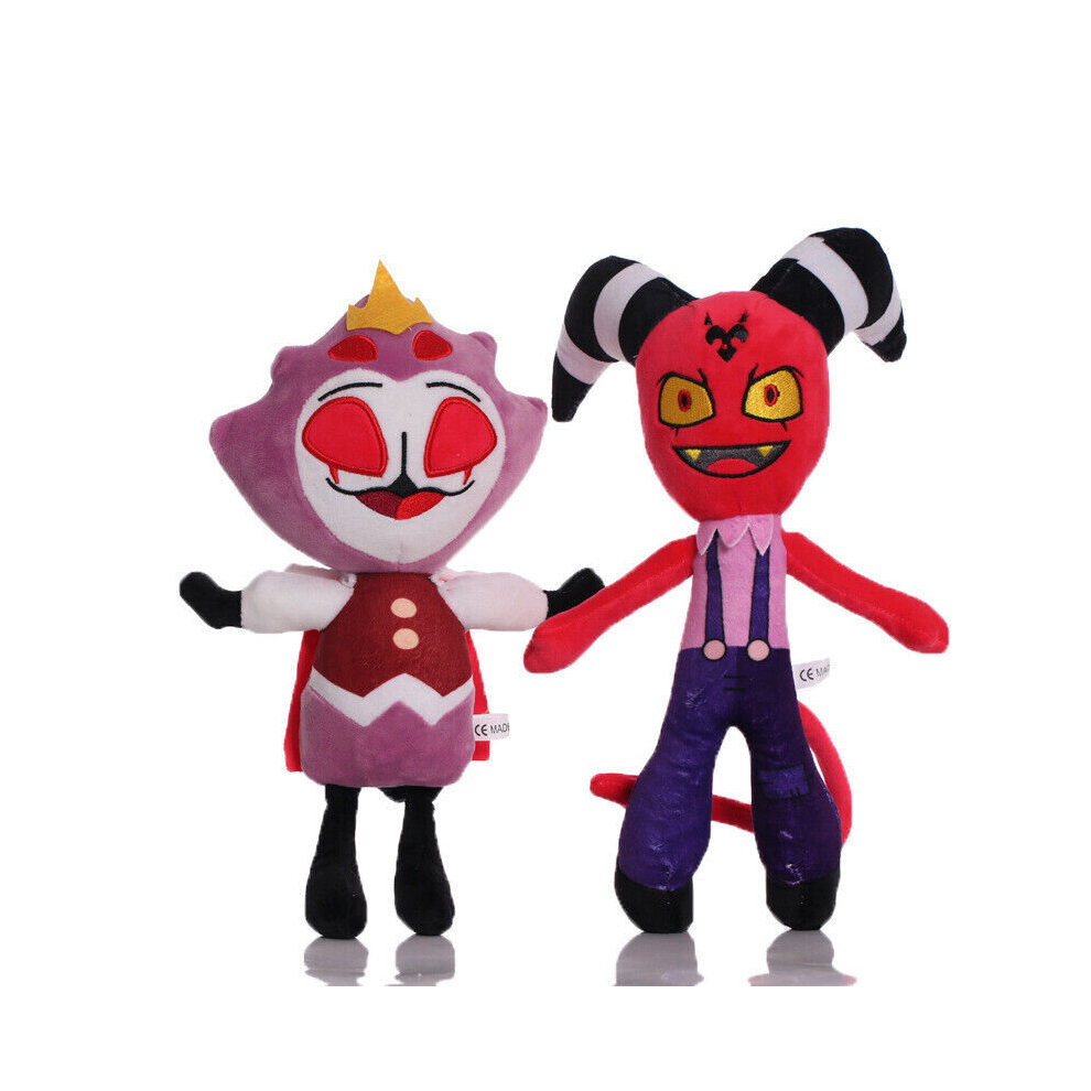 (Blitzo+Stolas) Helluva Boss The Circus Plush Blitzo Devil Doll Stuffed Cartoon Animal Toys Gift