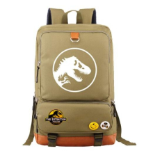 (khaki) Luxurious Jurassic World Park Backpack Rucksack