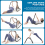 Costway Abdominal Fitness Machine Crunch Roller & Sit Up Training Assistant 4