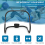 Costway Abdominal Fitness Machine Crunch Roller & Sit Up Training Assistant 9