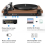 Bluetooth Record Player Wireless Turntable HiFi System Wooden AT-3600L 7