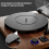 Bluetooth Record Player Wireless Turntable HiFi System Wooden AT-3600L 4