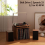 Bluetooth Record Player Wireless Turntable HiFi System Wooden AT-3600L 8