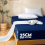 (NAVY BLUE, DOUBLE) Hotel Quality Fitted Bed Sheets Single Double King 4