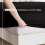 (BLACK, KING) Hotel Quality Fitted Bed Sheets Single Double King 6