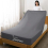 (GREY, DOUBLE) Hotel Quality Fitted Bed Sheets Single Double King 6