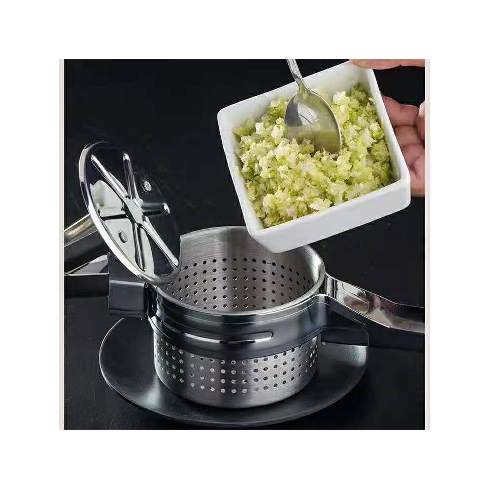 Heavy Duty Steel Potato Ricer Puree Masher Juicer Vegetable Fruit Press Maker