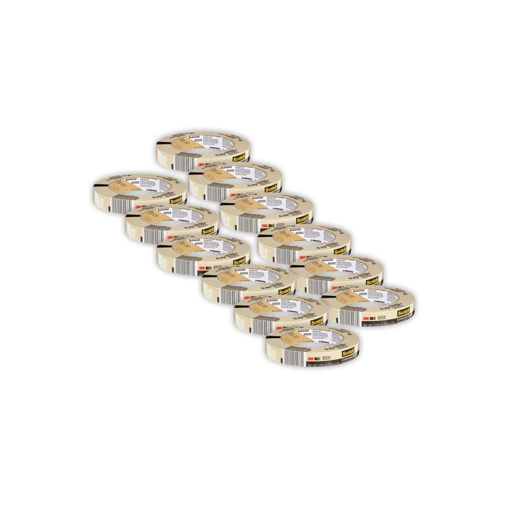 3M Mmm202018ap-12 1 Roll Masking Tape - 18 Mm - Pack Of 12