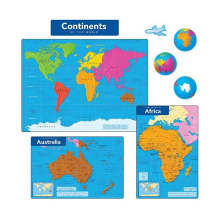 Trend Enterprises T-19018 Continents of The World Broad Services Learning Set