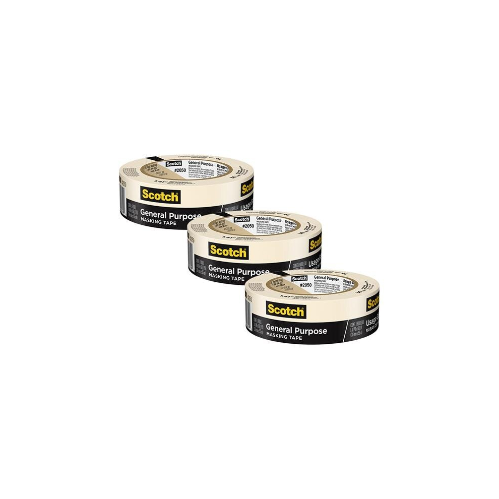 3M Mmm205036ap-3 Masking Tape - 36 Mm General - Pack Of 3