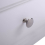 2Pcs Two-Tier Bedroom Night Table 2 Drawers Bedside Cabinet White 7