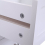 2Pcs Two-Tier Bedroom Night Table 2 Drawers Bedside Cabinet White 8