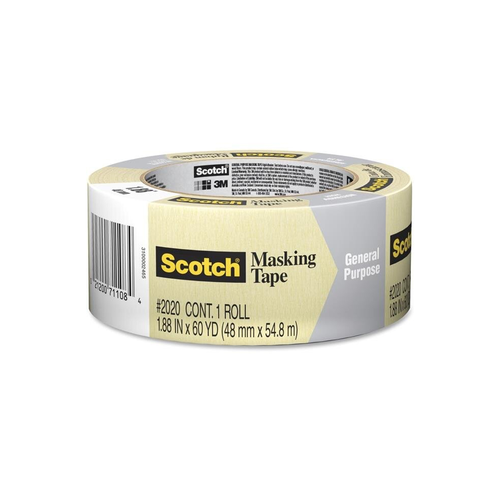 3M Mmm202048mp-3 1 Roll Masking Tape - 48 Mm - Pack Of 3