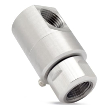 5024-Ni-AL 1/2In Hose Reel Swivel - Heavy-Duty Nickel-Plated Steel, 5000 PSI, 90 Deg Free-Swivel with Grease Fitting