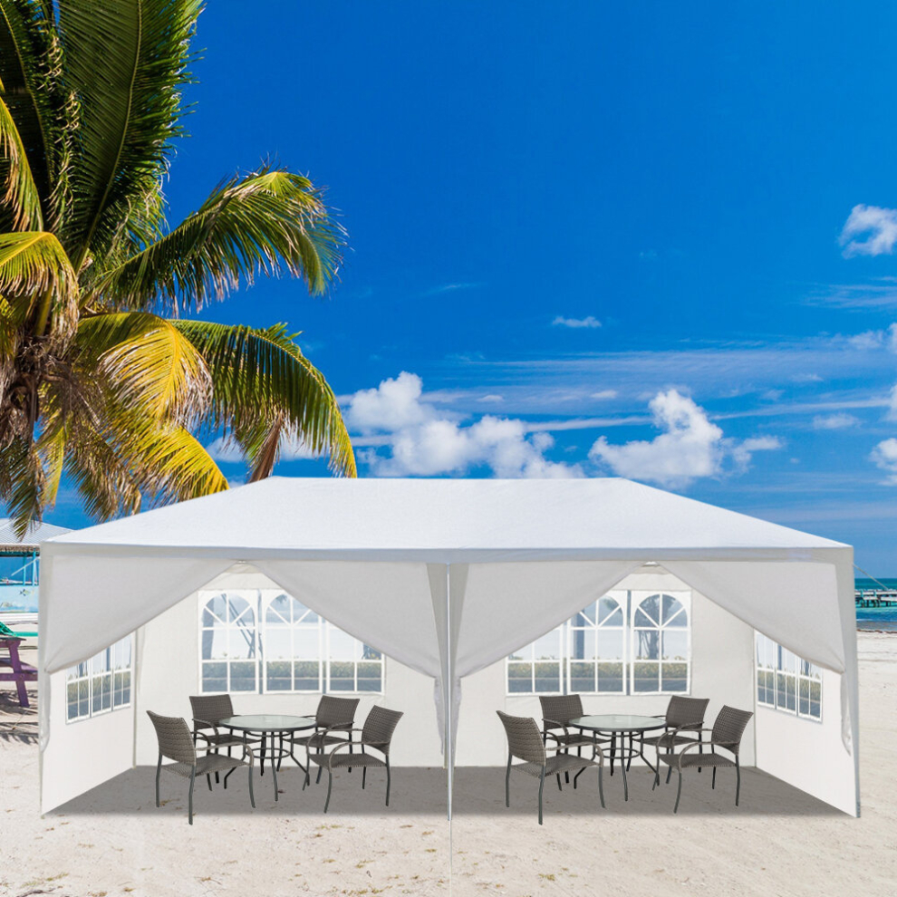 3*6m 6 Sidewalls Gazebo Marquee Canopy Waterproof Garden Patio Party Tent