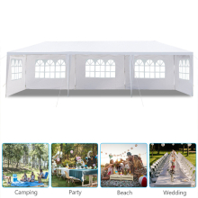 3x9M Gazebo Marquee Party Tent W/ 5 Sides Garden Patio Outdoor Canopy