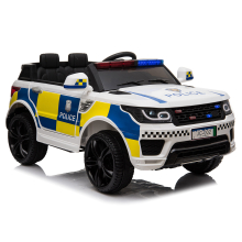 Electric Car Police Ride On SUV Car w/ Remote/Music/Light For Kids Gift