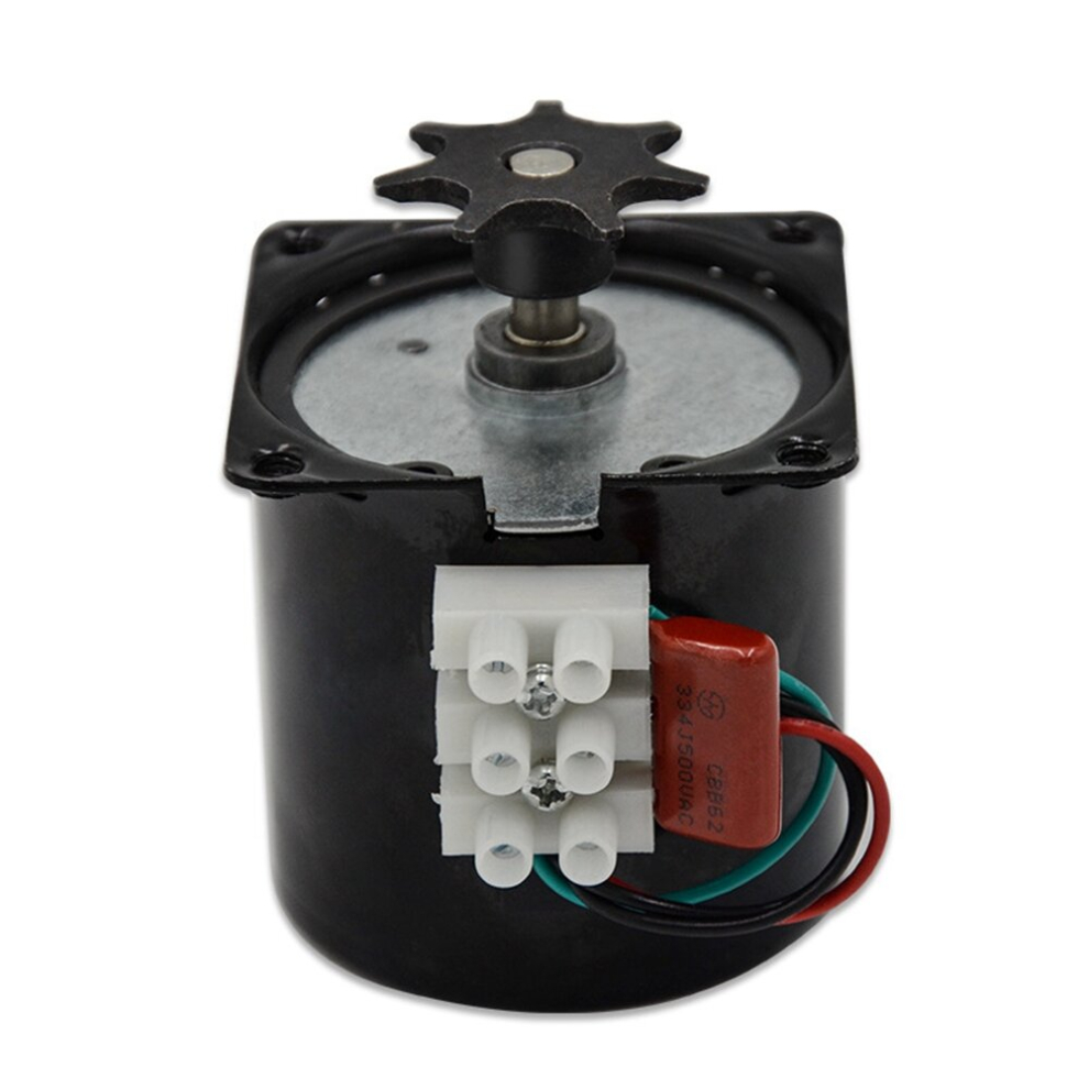 60KTYZ Claw Pole Permanent Magnet Synchronous Motor AC220V 14W 50Hz Mini Gear Motor Low Speed 2.5R/Min Without Screws