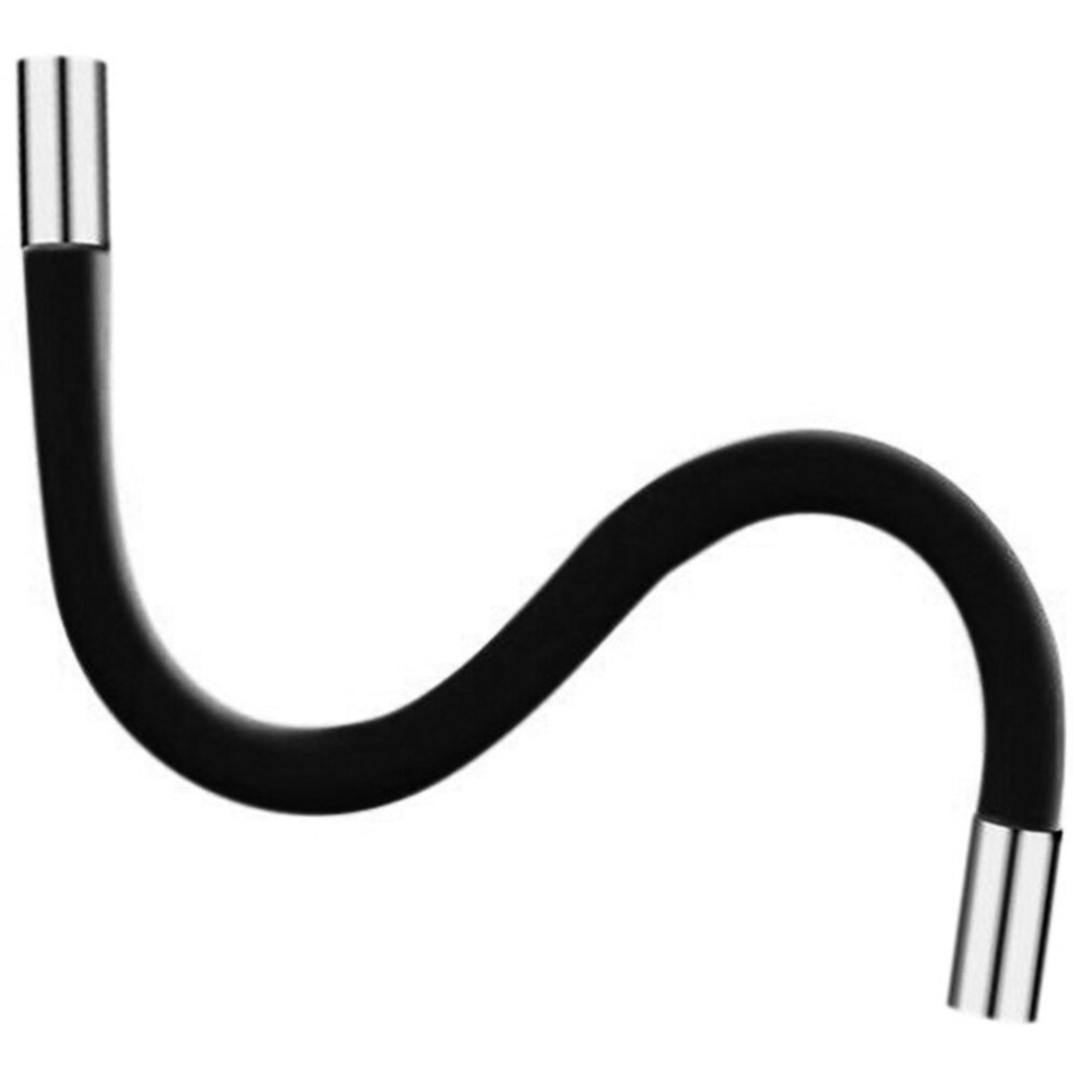 Flexible Silicone Tube Kitchen Faucet Accessories Universal Interface 360 Degree Water Tap Extension Hose-Black,50cm