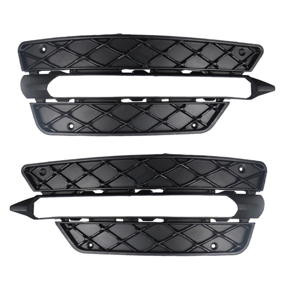 Car Front Bumper Grille Fog Lamp Cover Grille for W204 C-Class 2012-2014 2048851353 2048851453