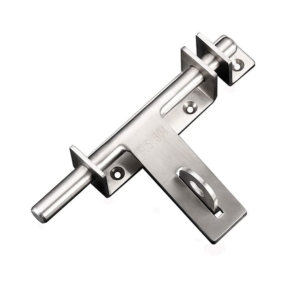 Stainless Steel Bolt 304 Heavy-Duty Left and Right Bolts Sliding Bolt Door Lock Latch