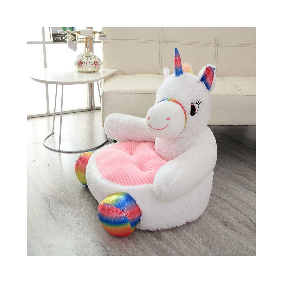 (Unicorn) Child Gifts Kids Plush Sofa Seat Bear Panda Soft Chair Toddlers Armchair Cushion-image-OPC-PD95YD2-NEW