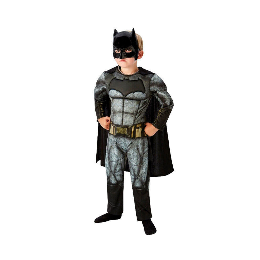 Skesrjtop (01#Batman Jumpsuit+Mask, L/8-10Years) Kids Avengers The Hulk Batman Halloween Cosplay Costume Jumpsuit Mask Party Gift