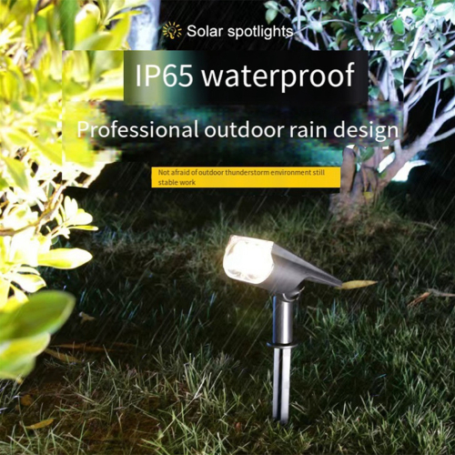 2Pcs Solar Spot Lights Bright LED Solar Lights IP65 Impermeable 2