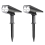 2Pcs Solar Spot Lights Bright LED Solar Lights IP65 Impermeable 1