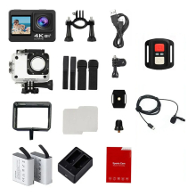 4K Action Camera 30fps with 2.0-inch Screen, WiFi & Remote View, 170 Ultra-Wide, Waterproof, 20MP