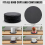 6Pcs Round Drink Coasters, 4Inch Rock Stone Coasters Bulk Coasters 3
