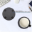 6Pcs Round Drink Coasters, 4Inch Rock Stone Coasters Bulk Coasters 4