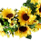 Artificial Sunflower Wreath Springtime All Year Around Flower 5