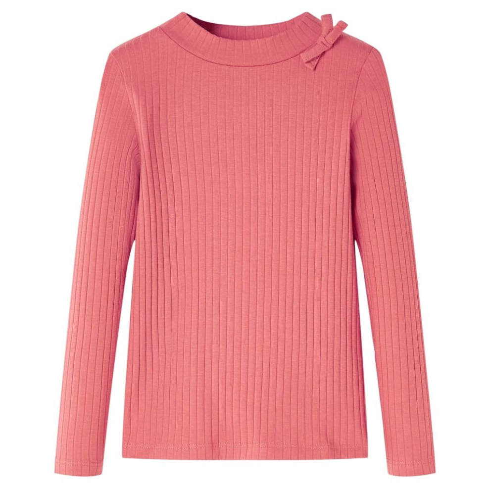 Vidaxl (Old Pink, 104) Kids' T-Shirt With Long Sleeves Children's T Shirt Kids' Tops Toddler Tee