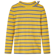 (ochre, 140) Kids' T-shirt with Long Sleeves Children's T Shirt Kids' Tops Tee Striped